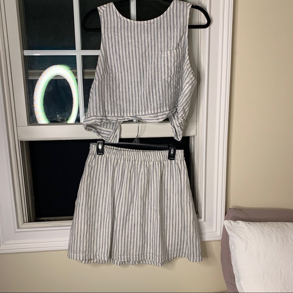 Lush 2 piece linen set